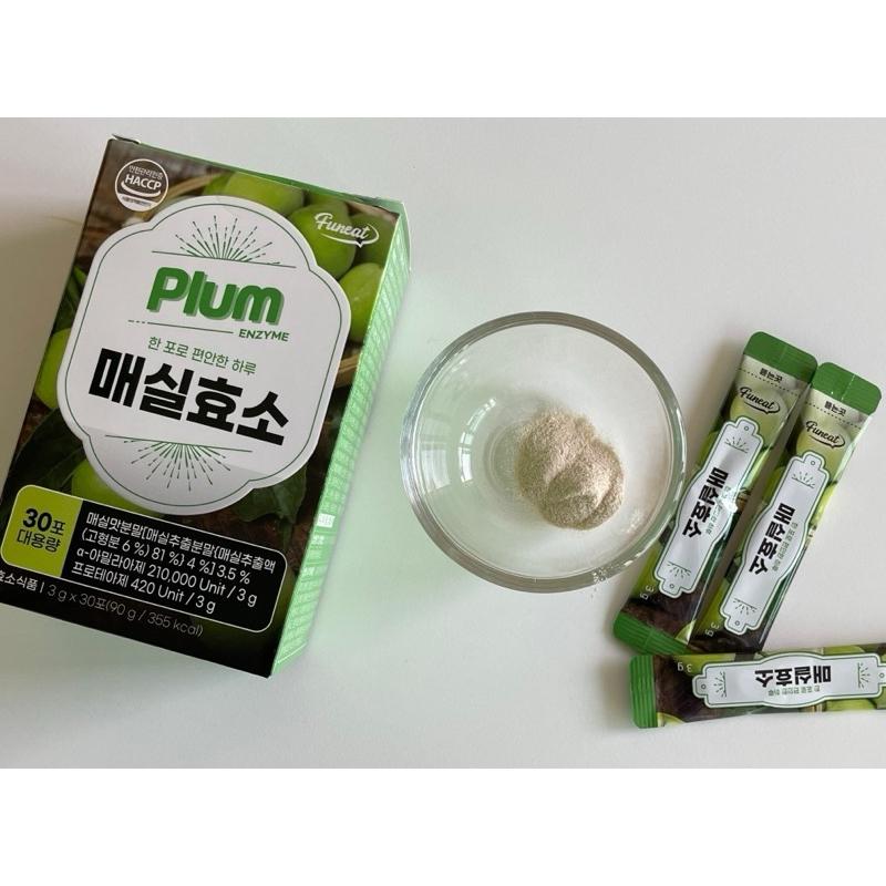 附發票 韓國 Funeat 青梅酵素粉 3g*30包-細節圖2
