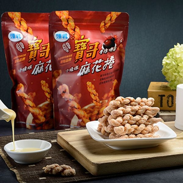小琉球 寶哥 烘炸手工麻花捲 180g 酥脆低油 古早味零食 酥脆點心 經典伴手禮 團購零食-細節圖2