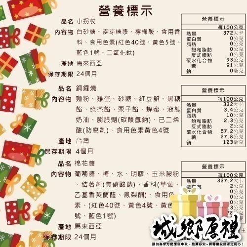 聖誕小提盒 4款隨機 聖誕節糖果 聖誕小拐杖 聖誕節禮物 企業團購必 客製化聖誕小提盒 【甜園】-細節圖4