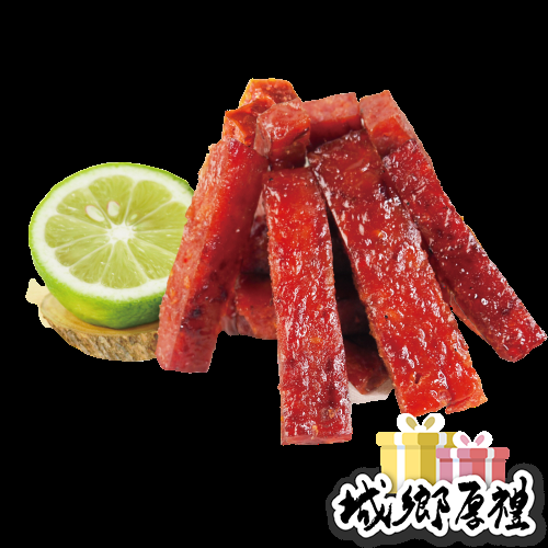 泰式檸檬豬肉乾 150g 肉干 肉乾 豬肉乾 台灣豬肉乾 每日現烤 泰式肉乾 酸辣【甜園】-細節圖4