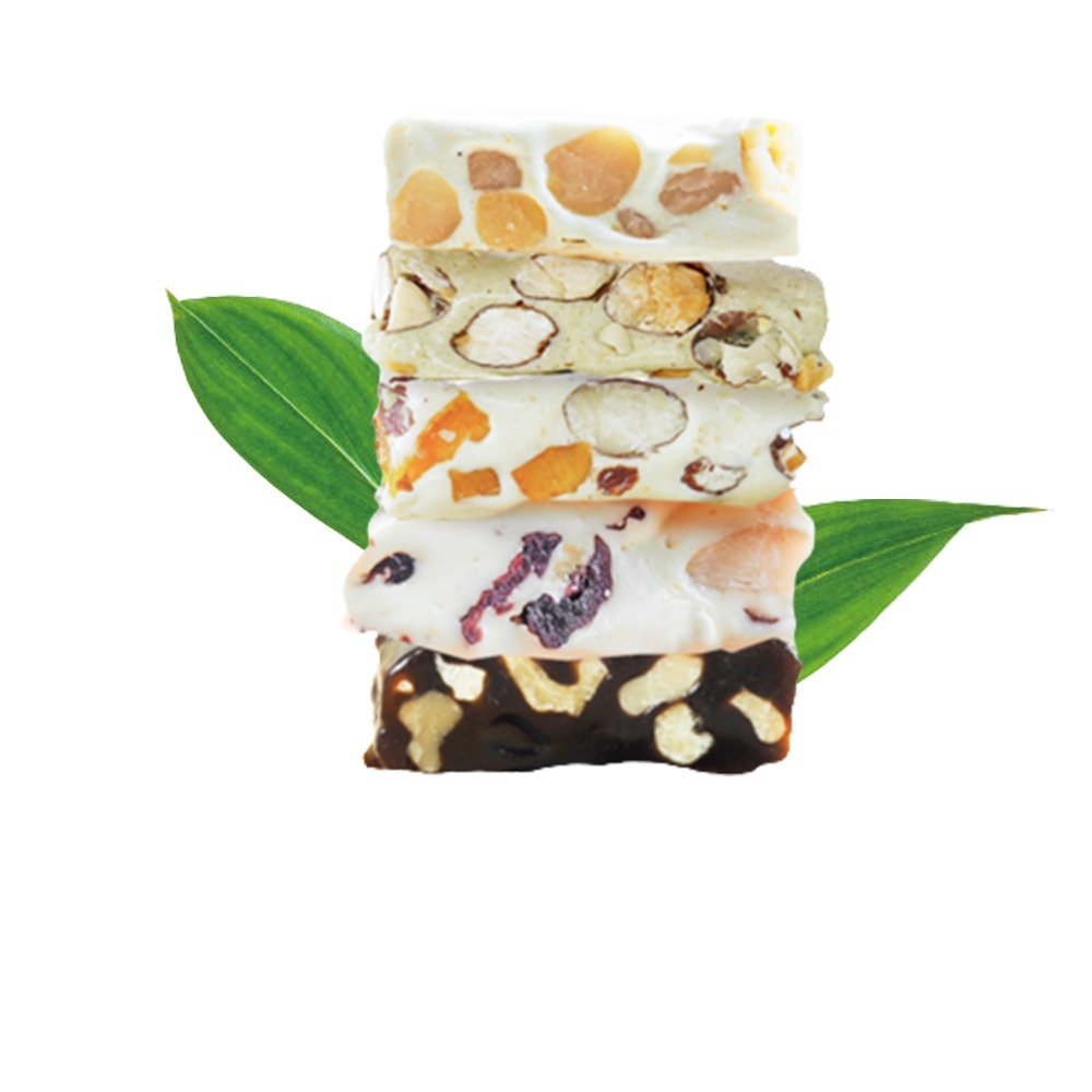 人氣牛軋糖 隨機3-4種綜合 法式手工牛軋糖 伴手禮 年節禮盒 夏威夷豆 南棗核桃糕 愛文芒果 麻芛 【甜園】-規格圖9