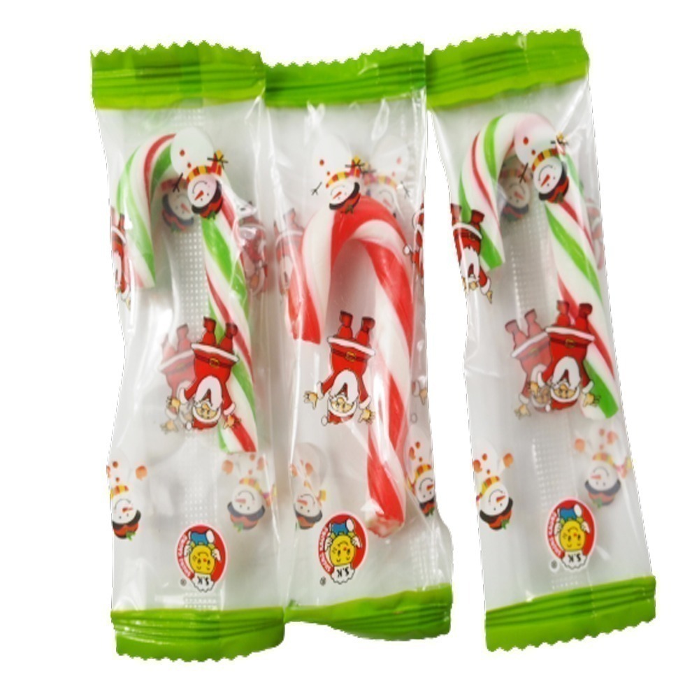 聖誕小拐杖糖 200g/1000g 聖誕節 X＇maz 聖誕節糖果 聖誕禮物 拐杖糖 交換禮物 幼兒園活動【甜園小舖】-細節圖2