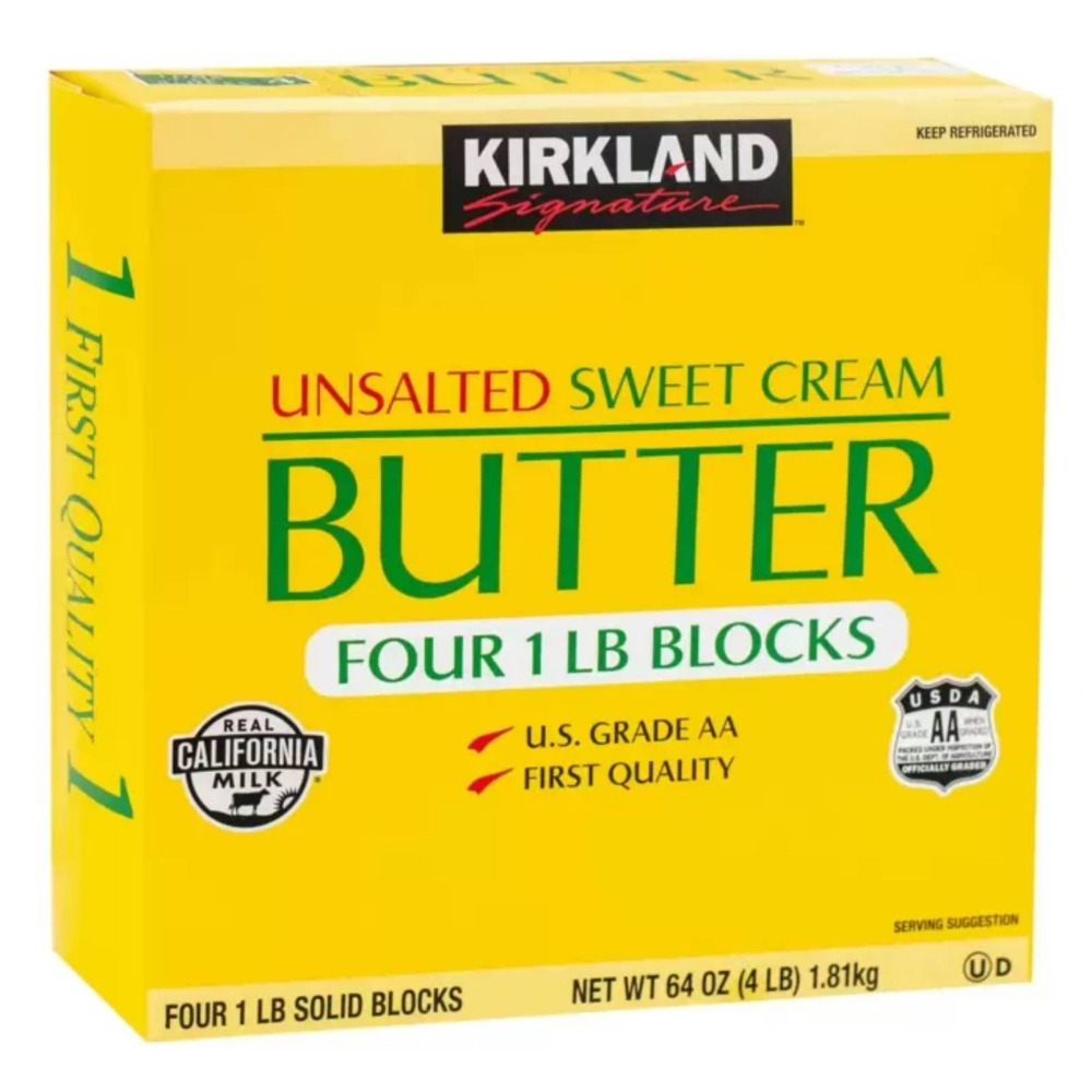 好市多代購 科克蘭 無鹽奶油 453公克 X 4入  好市多 無鹽奶油 好市多奶油  科克蘭奶油  效期24-90天以下-細節圖7