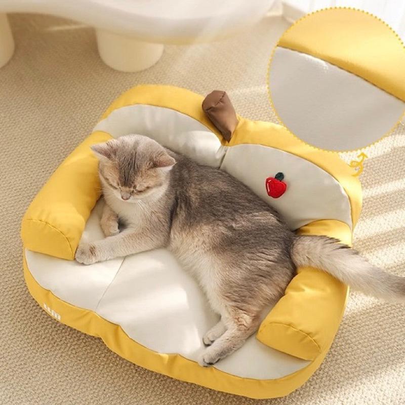 2024年夏季新款蘋果沙發貓窩四季通用狗狗窩小型犬睡覺的窩寵物夏天貓咪床-細節圖2
