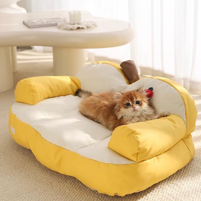 2024年夏季新款蘋果沙發貓窩四季通用狗狗窩小型犬睡覺的窩寵物夏天貓咪床-細節圖3