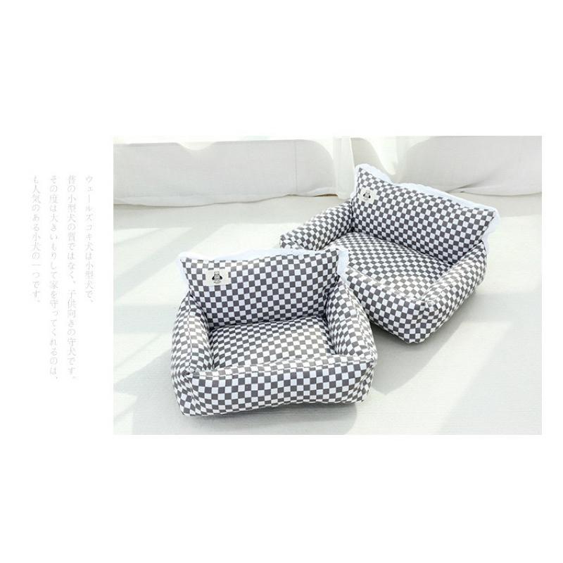 2024秋冬新款萌趣寵物花邊窩靠背寵物沙發窩四季通用小貓床小狗沙發窩狗窩源頭工廠貓狗用品-細節圖8