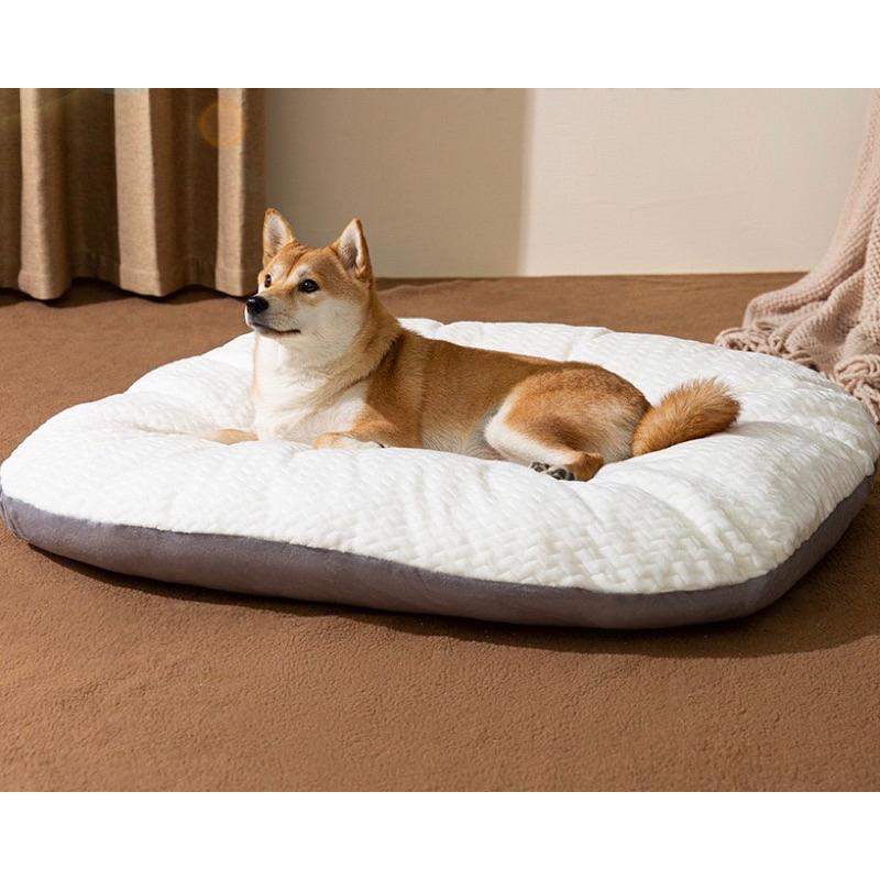 2024年夏季新款狗狗墊狗窩睡墊四季通用可拆洗貓地墊床墊中型小型枕頭寵物用品-細節圖4