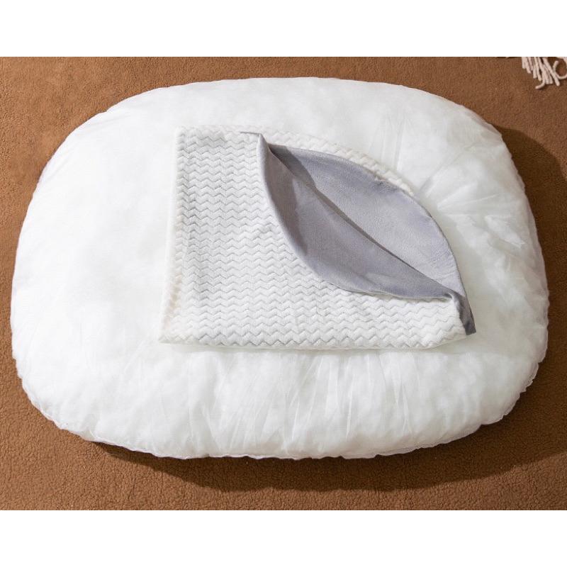 2024年夏季新款狗狗墊狗窩睡墊四季通用可拆洗貓地墊床墊中型小型枕頭寵物用品-細節圖5