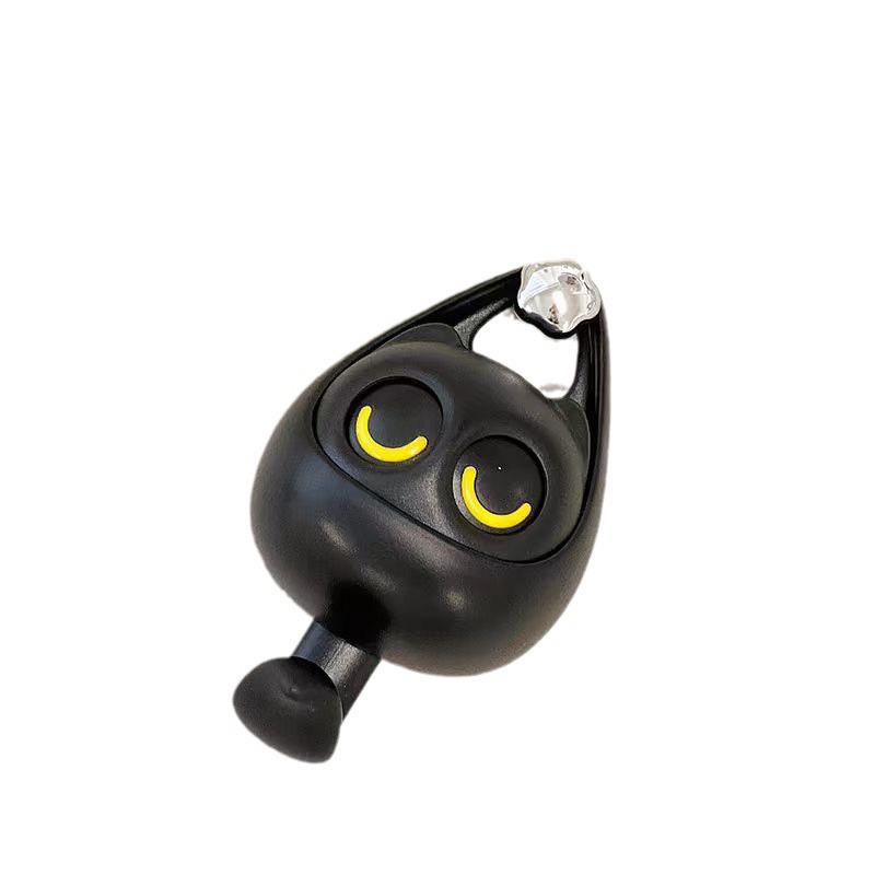 2024夏季新款卡通可愛眨眼貓咪掛鉤創意黏鉤磁吸黑貓冰箱貼牆上鉤子鑰匙掛衣鉤-細節圖6