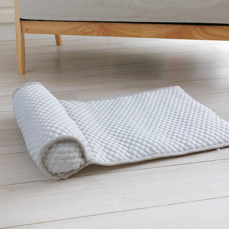 2024夏季新款冰豆豆夏季冰絲涼感寵物墊夏天涼感下巴墊貓咪涼墊狗窩墊子寵物窩墊降溫冰豆豆寵物床-細節圖3