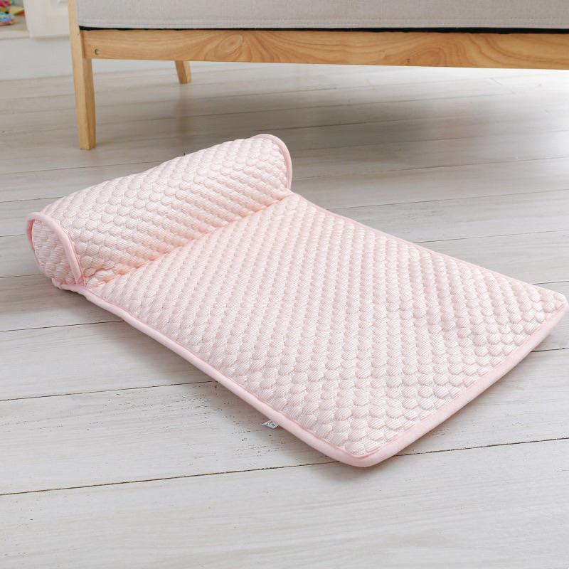 2024夏季新款冰豆豆夏季冰絲涼感寵物墊夏天涼感下巴墊貓咪涼墊狗窩墊子寵物窩墊降溫冰豆豆寵物床-細節圖5