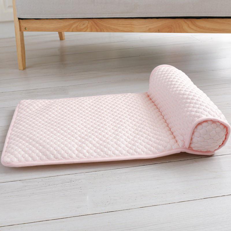 2024夏季新款冰豆豆夏季冰絲涼感寵物墊夏天涼感下巴墊貓咪涼墊狗窩墊子寵物窩墊降溫冰豆豆寵物床-細節圖9