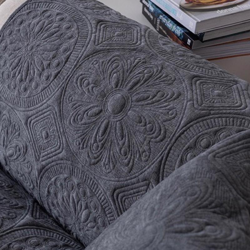 2024年夏季新款復古花紋雪尼爾寵物防潑水沙發墊可機洗防污防滑貓狗墊貓窩狗窩沙發坐墊耐抓耐髒單人雙人三人沙發保潔-細節圖9