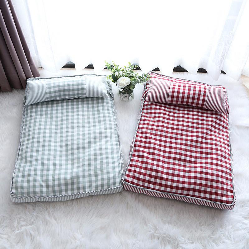 2024年夏季新款全可拆洗四季通用寵物墊夏季狗狗床墊狗窩床墊網紅睡墊韓國貓窩-細節圖3