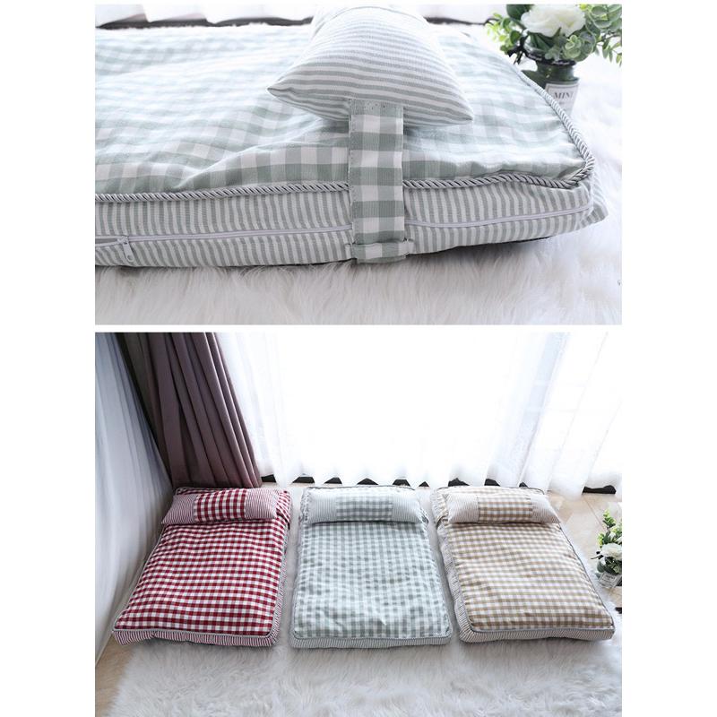 2024年夏季新款全可拆洗四季通用寵物墊夏季狗狗床墊狗窩床墊網紅睡墊韓國貓窩-細節圖5