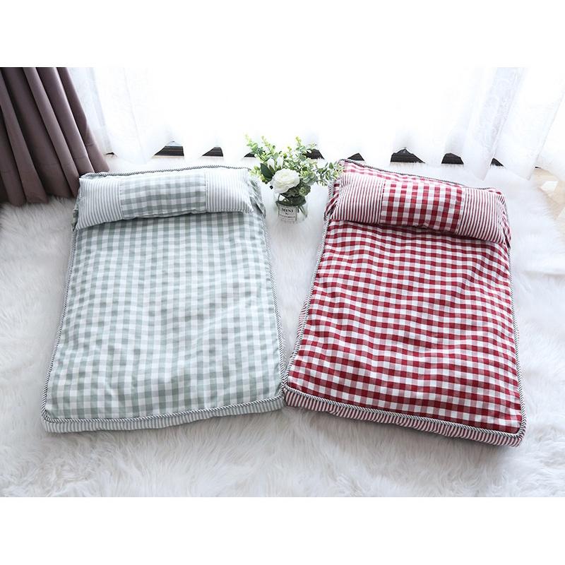 2024年夏季新款全可拆洗四季通用寵物墊夏季狗狗床墊狗窩床墊網紅睡墊韓國貓窩-細節圖9