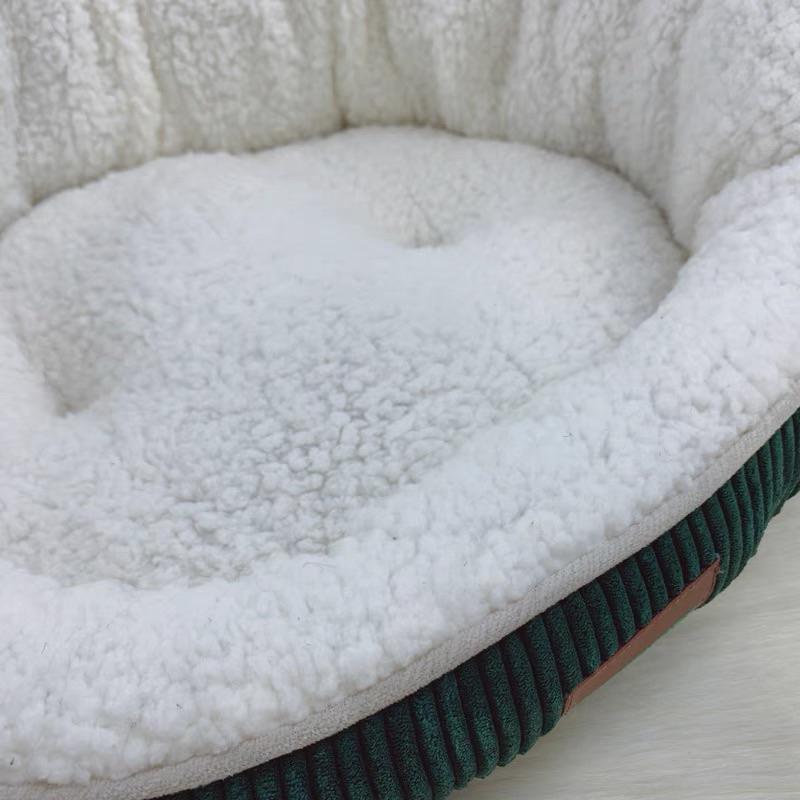 2024年秋冬新款舒眠絨寵物沙發窩厚實柔軟舒適護頸四季通用寵物睡窩狗窩貓窩方形寵物睡窩保暖柔軟寵物窩睡床睡墊-細節圖4