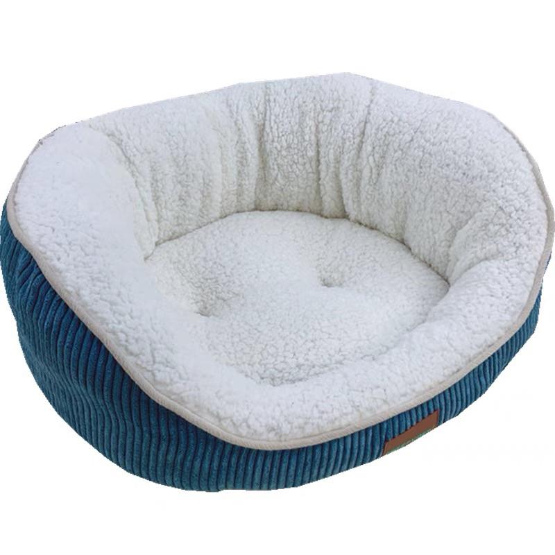 2024年秋冬新款舒眠絨寵物沙發窩厚實柔軟舒適護頸四季通用寵物睡窩狗窩貓窩方形寵物睡窩保暖柔軟寵物窩睡床睡墊-細節圖5