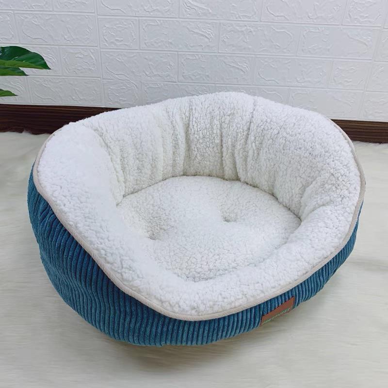 2024年秋冬新款舒眠絨寵物沙發窩厚實柔軟舒適護頸四季通用寵物睡窩狗窩貓窩方形寵物睡窩保暖柔軟寵物窩睡床睡墊-細節圖6