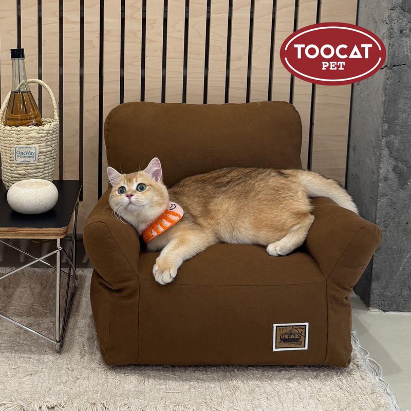 2024春夏新款韓系可拆洗寵物小沙發ins夏季貓窩狗窩沙涼感寵物床兒童沙發-細節圖2