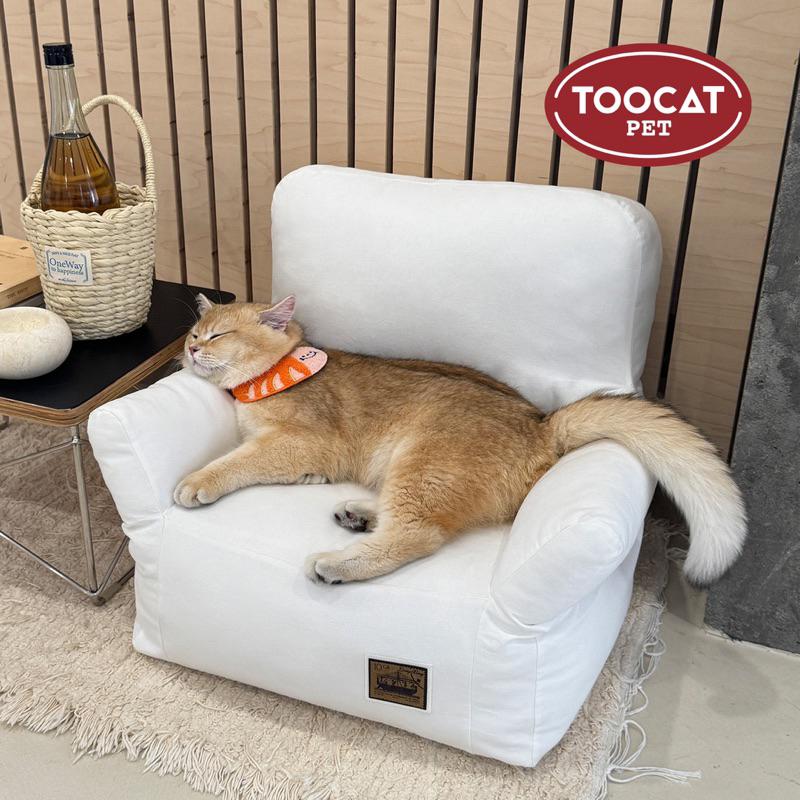 2024春夏新款韓系可拆洗寵物小沙發ins夏季貓窩狗窩沙涼感寵物床兒童沙發-細節圖5