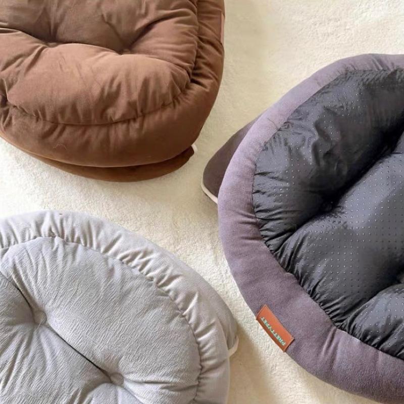 2024年秋冬新款寵物沙發窩厚實柔軟舒適護頸四季通用寵物睡窩狗窩貓窩方形寵物睡窩保暖柔軟寵物窩睡床睡墊貓-細節圖7