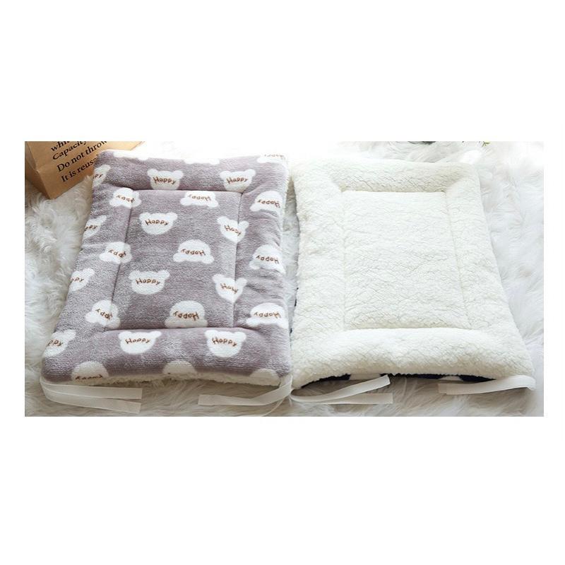 2024年秋冬新款秋冬加絨加厚法蘭絨寵物墊貓籠平台墊貓墊子保暖法蘭絨可固定寵物毛毯狗窩墊子-細節圖4