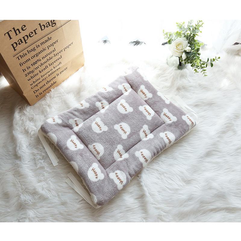 2024年秋冬新款秋冬加絨加厚法蘭絨寵物墊貓籠平台墊貓墊子保暖法蘭絨可固定寵物毛毯狗窩墊子-細節圖6