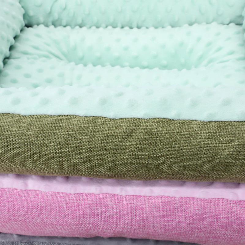 2024夏季新款豆豆絨寵物窩保暖毛絨狗窩貓咪踩奶窩墊狗狗睡覺墊子犬貓-細節圖4