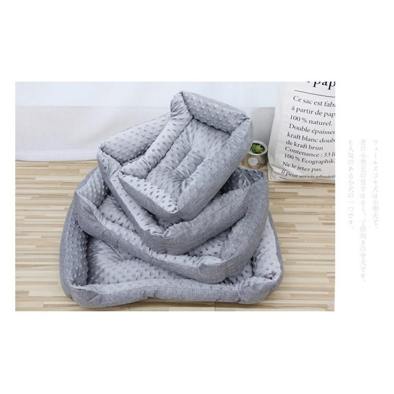 2024夏季新款豆豆絨寵物窩保暖毛絨狗窩貓咪踩奶窩墊狗狗睡覺墊子犬貓-細節圖8