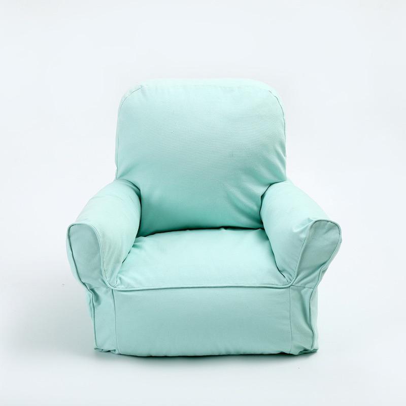 2024年夏季新款可拆洗兒童單人沙發格紋純色帆布迷你沙發椅座椅幼兒園早期教育機構沙發幼稚園-細節圖7