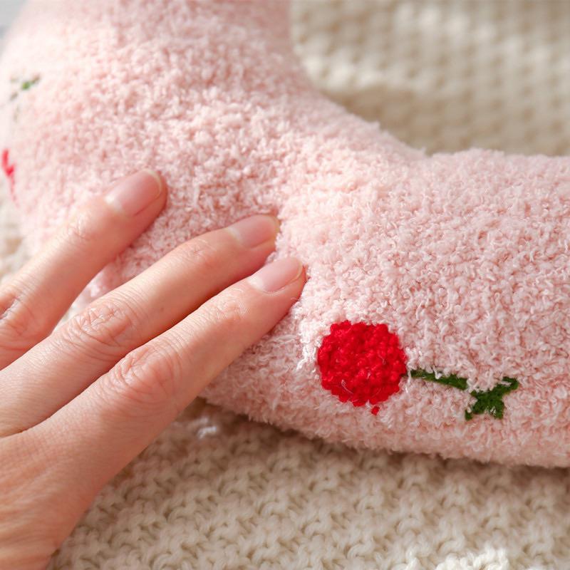 2024年秋冬新款月亮造型寵物弧形小枕頭貓咪睡眠伴侶保護頸椎狗狗頸枕貓毛絨玩具貓用小枕頭寵物抱枕-細節圖5