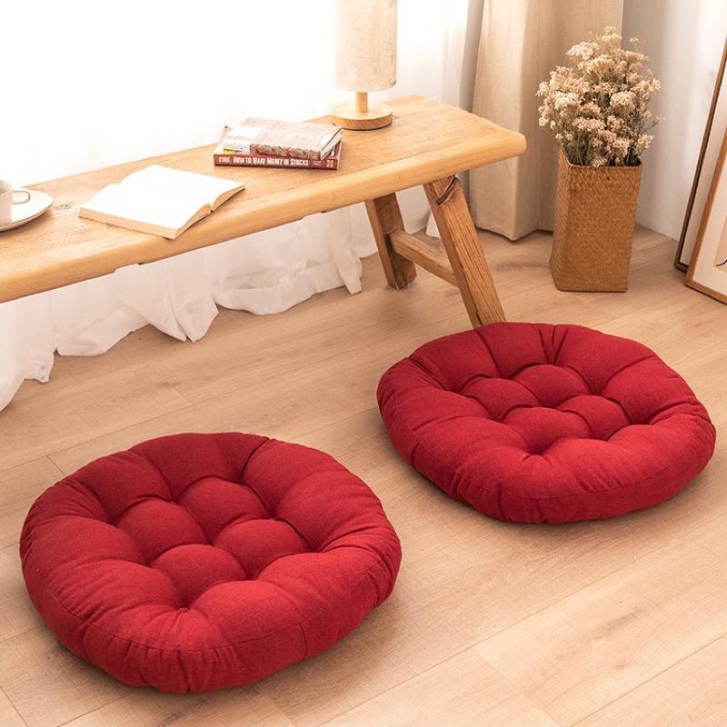 2024年夏季新款日系棉麻貓咪椅墊椅子坐墊椅子墊貓咪睡墊狗墊貓墊子貓咪狗窩籠子墊地墊寵物睡墊狗窩貓窩貓懶骨頭-細節圖6