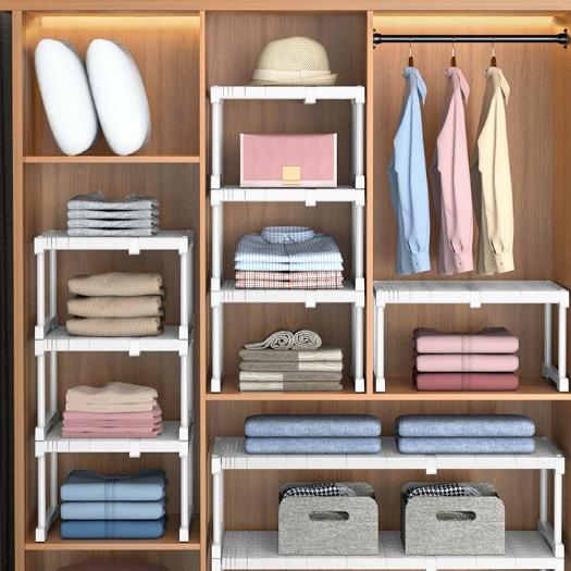 2024年春新款可伸縮衣櫃收納分層隔板衣櫃隔板分層架衣櫃分層隔板衣櫃分隔板下水槽伸縮置物架水槽伸縮置物架-細節圖4