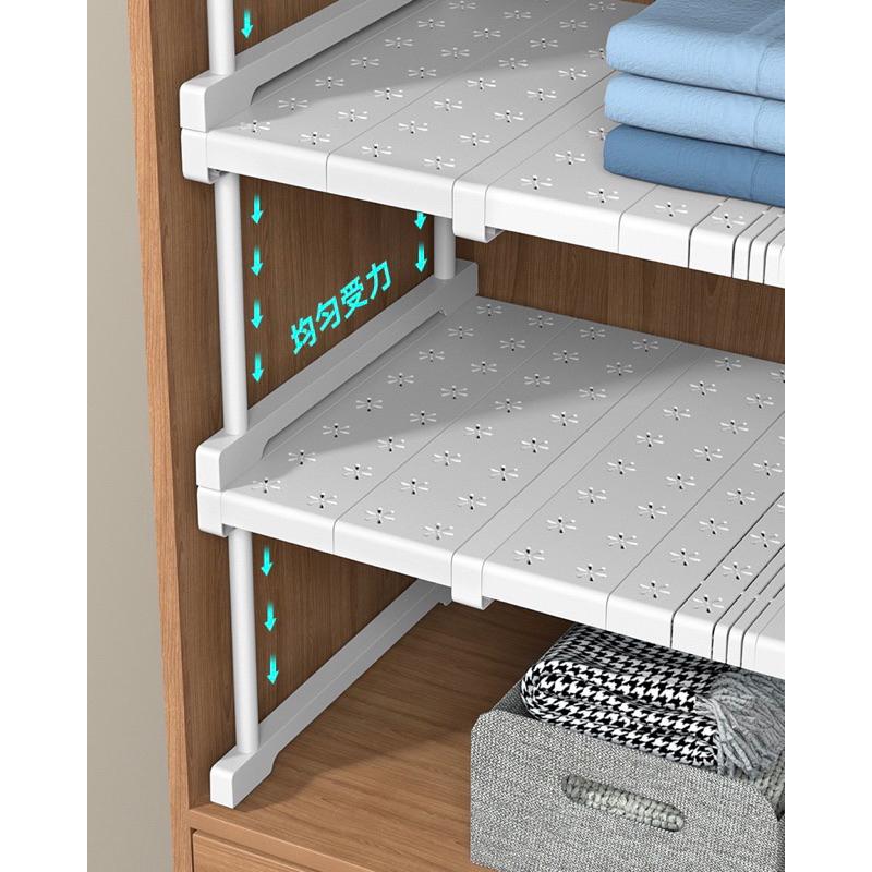 2024年春新款可伸縮衣櫃收納分層隔板衣櫃隔板分層架衣櫃分層隔板衣櫃分隔板下水槽伸縮置物架水槽伸縮置物架-細節圖9