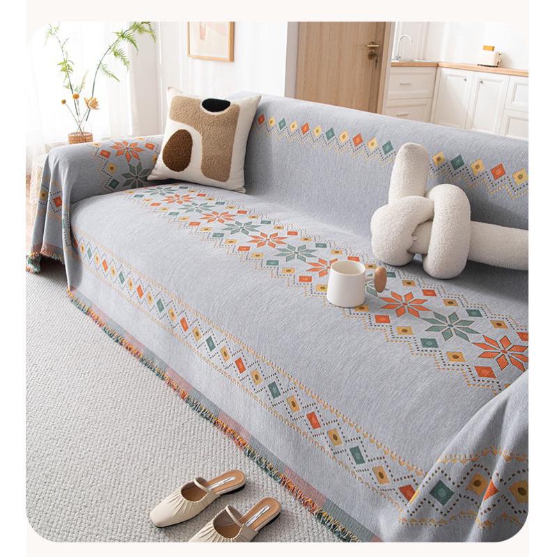 2024年夏季新款民族風雪尼爾防貓抓沙發巾沙發蓋毯沙發蓋毯貓墊狗墊沙發坐墊單人雙人三人座喵家熱銷-細節圖9