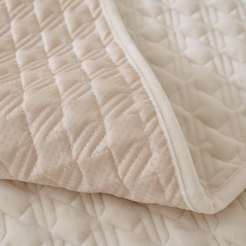 2024年夏季新款牛奶絨千鳥格紋防潑水沙發保潔墊五色可選保潔毯沙發蓋毯貓墊狗墊沙發坐墊單人雙人三人沙發毯-細節圖5