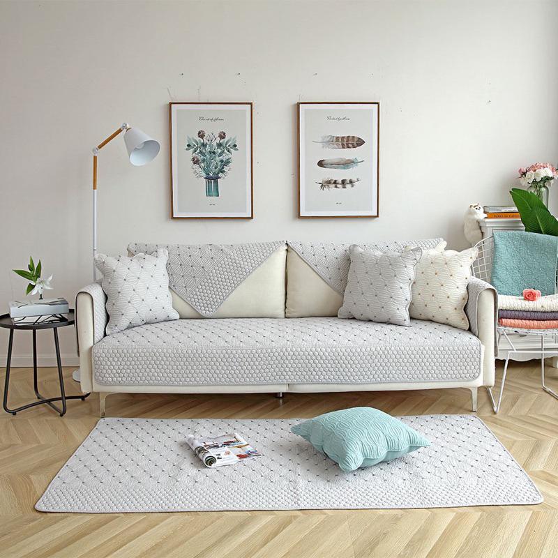 2024年春新款水洗棉防潑水沙發保潔墊保潔墊保潔毯沙發蓋毯貓墊狗墊沙發坐墊單人雙人三人沙發毯-細節圖7