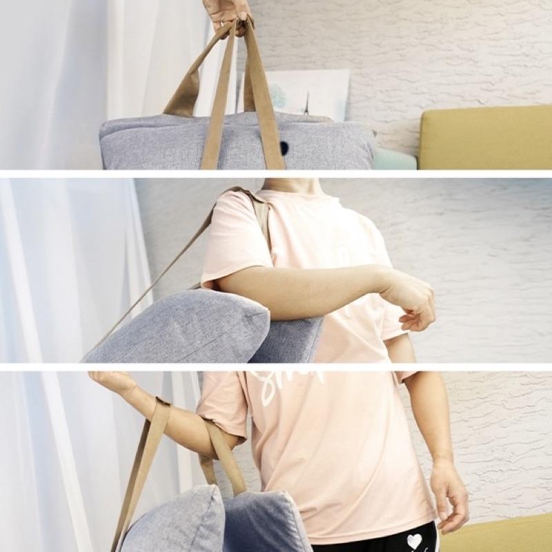 少量現❤️Gmarket爆款🇰🇷多功能可拆洗亞麻手提車載窩🐶寵物汽車安全座椅外出車載狗車載墊狗狗車載窩喵家熱銷🔥-細節圖2