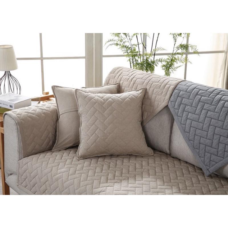 少量現純棉可機洗寵物防潑水沙發墊純色防污防滑貓墊狗墊沙發坐墊耐抓耐髒單人/雙人沙發保潔墊居家生活-細節圖8