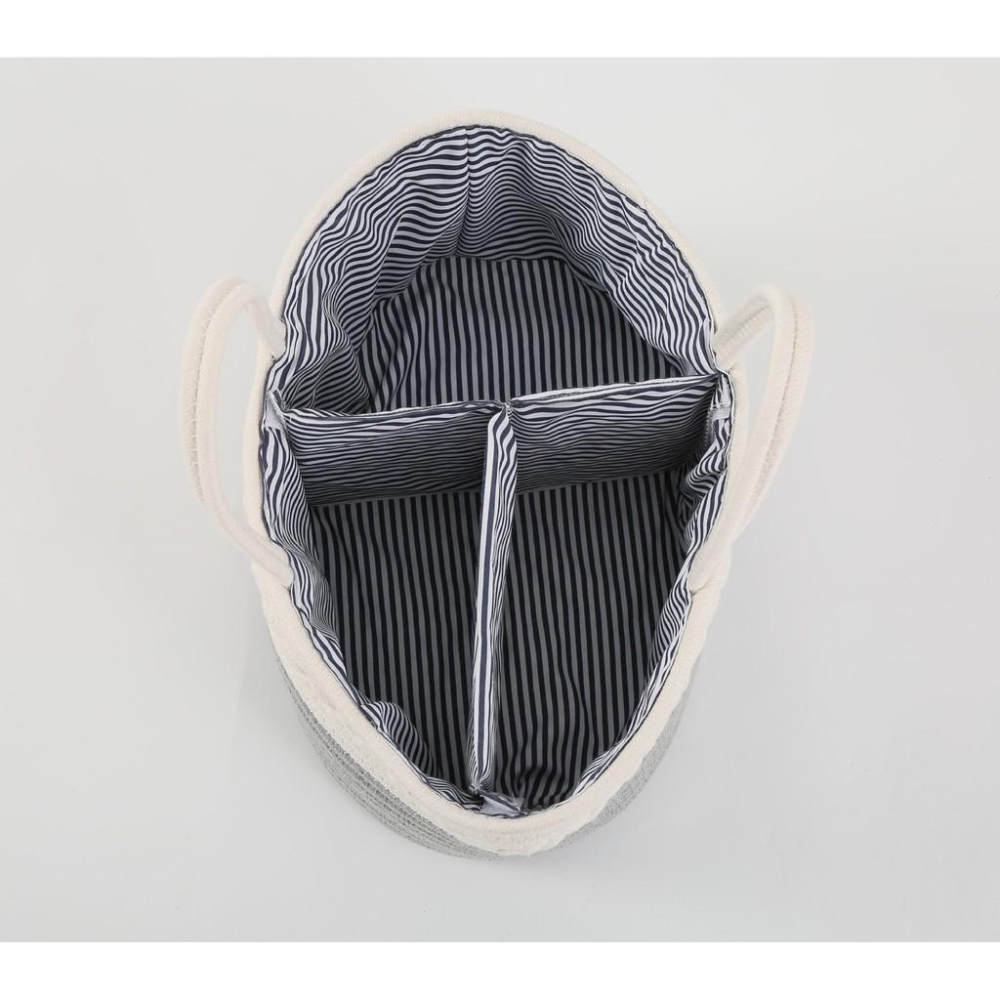 少量現棉線編織尿布收納籃尿片尿布包玩具分隔收納嬰兒兒童幼兒用品收納洗衣籃衣物收納籃髒衣服收納洗衣袋-細節圖7