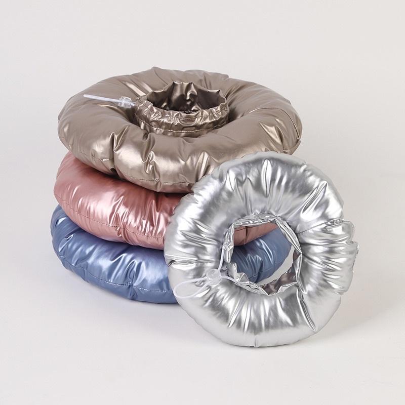 少量現反光時尚防水伊莉莎白圈寵物貓咪防舔頭套寵物結紮犬貓通用軟布頭套貓狗防舔手術絕育-細節圖4