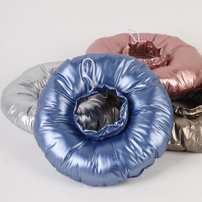 少量現反光時尚防水伊莉莎白圈寵物貓咪防舔頭套寵物結紮犬貓通用軟布頭套貓狗防舔手術絕育-細節圖5