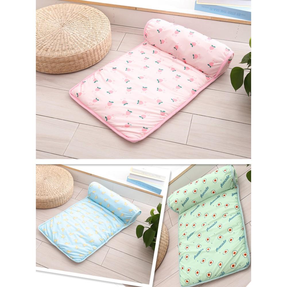 少量現寵物涼感枕墊狗狗涼席夏天涼感下巴墊寵物墊貓窩狗窩寵物睡墊窩墊夏季降溫冰涼墊 冰絲涼感下巴墊寵物睡床-細節圖6