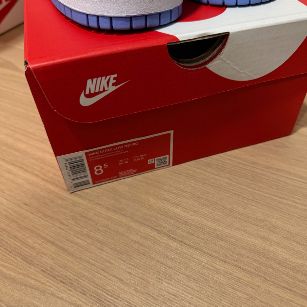 Nike Dunk low Polar White 白藍-細節圖2