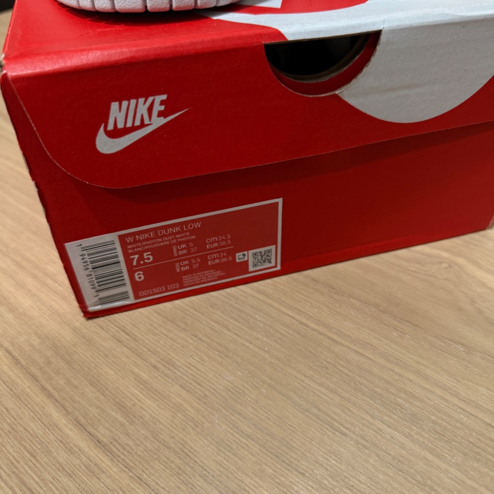 WMNS NIKE DUNK LOW 灰白-細節圖2