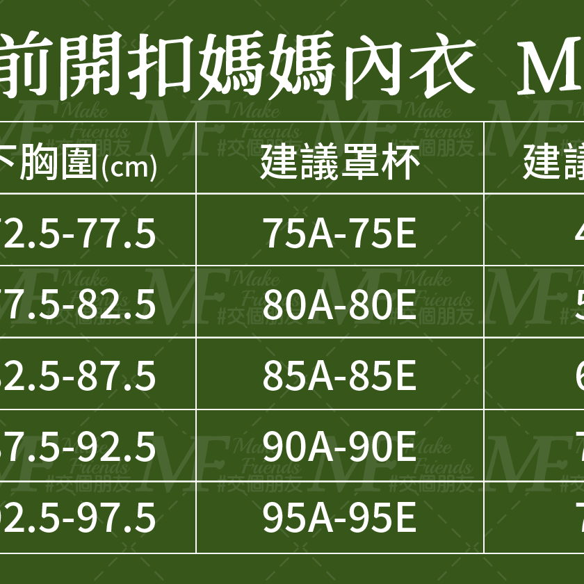 M.F 前扣內衣 媽媽內衣 M-3XL 鈕扣內衣 無鋼圈內衣 無痕內衣 大尺碼內衣 女生內衣 內衣女 A0076-細節圖10