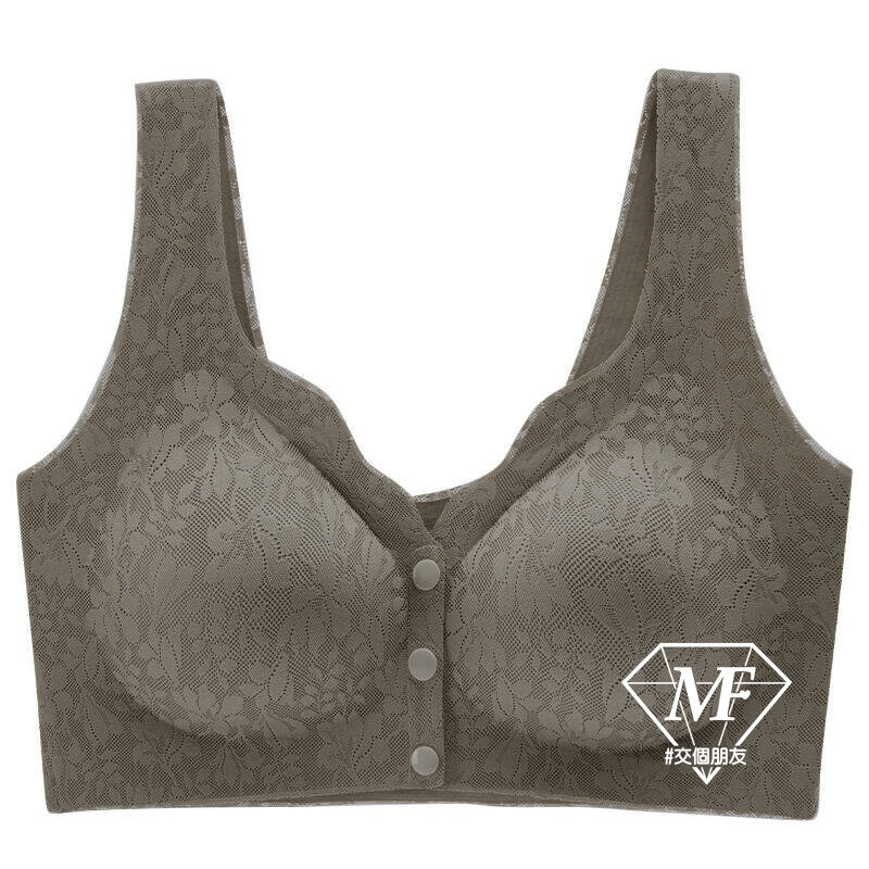 M.F 前扣內衣 媽媽內衣 M-3XL 鈕扣內衣 無鋼圈內衣 無痕內衣 大尺碼內衣 女生內衣 內衣女 A0076-規格圖11