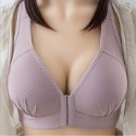 M.F 前扣內衣 無鋼圈內衣 台灣賣家 加高加寬側邊 集中 聚攏 透氣薄杯 前釦設計 快速出貨 A0042-規格圖9