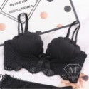 M.F 爆乳內衣 無鋼圈 手捧杯 集中 蕾絲貝殼內衣 性感內衣 手掌杯 顯胸 厚杯 內衣 台灣現貨 A0010-規格圖9